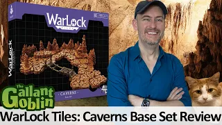 WarLock Tiles: Caverns Base Set - WizKids 4D Settings Prepainted Minis Terrain