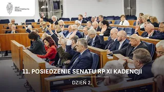 11. posiedzenie Senatu RP XI kadencji - dzień 2