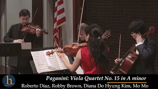 Paganini: Viola Quartet No. 15 in A minor | Roberto  Díaz viola