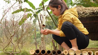 How to make a fence, make a water pipe for the farm. EP.11