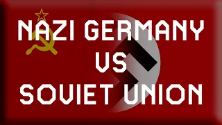 Nazi Germany VS Soviet Union (map on description)