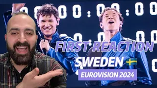 Reaction (ENG SUB) 🇸🇪 :Marcus & Martinus - Unforgettable | Sweden Eurovision 2024 🇸🇪