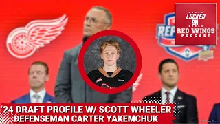 '24 Draft Profile: D Carter Yakemchuk of the Calgary Hitmen | Ft. Scott Wheeler of The Athletic