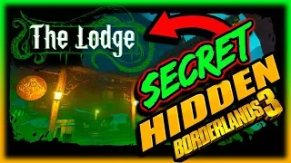 BEST!! SECRET Easter Egg (Powerful PlSTOL) Hidden in "The Lodge" BORDERLANDS 3