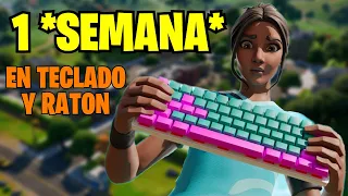 Mi Progreso en *TECLADO y RATON*  |  1 *SEMANA* CAMBIO de MANDO A TECLADO Y RATON