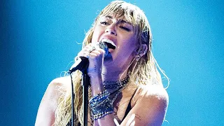 Miley Cyrus Changes "Slide Away" Lyrics to Shade Liam Hemsworth during Emotional VMA Performance