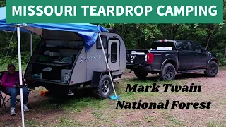MISSOURI TEARDROP BOONDOCKING at Mark Twain National Forest.  Touring America Season 1 EP 6