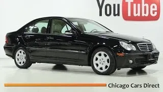 Chicago Cars Direct Presents a 2006 Mercedes-Benz C280 4Matic.Black/Almond. #757944
