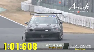 Attack Tsukuba 2020-0222「やーまん//super way シビック」EK9