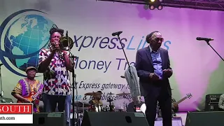 Thomas Mapfumo in action at Zimfest 2019