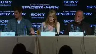 The Amazing Spider-Man: Press Conference - Emma Stone [HD] | ScreenSlam