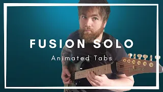 Modern Fusion Guitar Solo TABS | Ole Borud | Make a change | Lesson 1