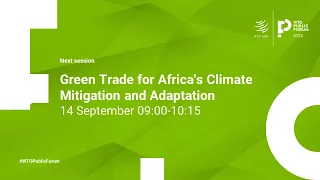 WS40 - Green Trade for Africa's Climate Mitigation and Adaptation