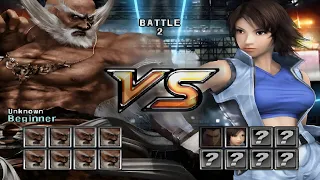 what happen when you play Tekken 5 team battle only Jinpachi ultra hard