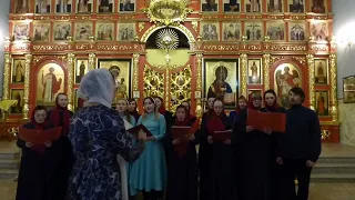 Любительский хор Троице-Никольского храма с. Николо-Березовка. 2022г