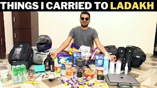 Things I Carried For Ladakh Road Trip 2021 | Most Important Things To Carry |