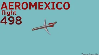 Aeromexico Flight 498 animated in countryballs