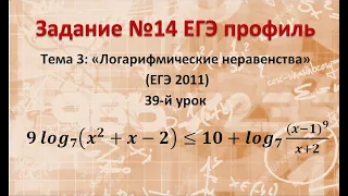 № 507472 РешуЕгэ профильная математика Логарифмическое неравенство С3 с ЕГЭ 2011 года