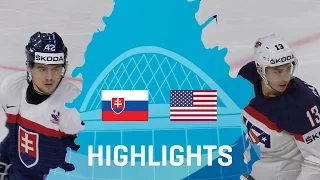 Slovakia - USA | Highlights | #IIHFWorlds 2017