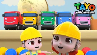 NEW📍 Colorful Truck Song l Truck Finger Family l Learn Colors for Kids l Baby Tayo Kids Songs
