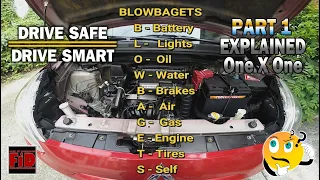 What and how to check vehicle before driving - BLOWBAGETS explained - Part1