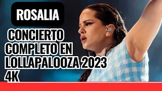 ROSALIA brilló con su presentación EN  LOLLAPALOOZA Argentina 2023 4K #lollapalooza #rosalia