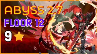 NEW ABYSS 2.7 - Floor 12 - DILUC (Vaporize) feat. Raiden Shogun (Hyper Carry) | Perfect Clear