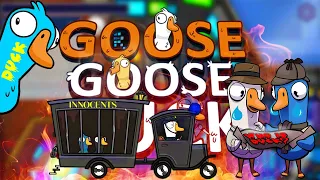 Goose Goose Duck | Funniest Moments - Killer Got Scared And Fire Places