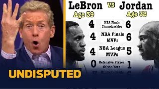 UNDISPUTED | "LeBron will NEVER be better than Jordan!" - Skip on GOAT player poll: MJ 46% James 42%