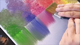 KING ART     REFLECTIONS OF AUTUMN  N 121 PAINTING TUTORIAL