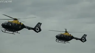 Royal Air Force Airbus H135 Juno  and H145 Jupiter at RIAT2022