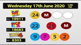 NLCB Online Draw Wednesday 17th June 2020