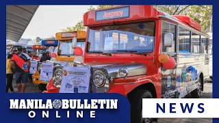 Modern jeepneys with traditional designs at Araneta Center Jeepney Terminal