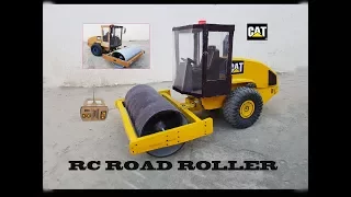 WOW! Super RC Road Roller  || How to make Cardboard Caterpiller Road Roller || DIY  at home