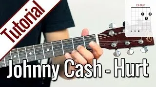 Johnny Cash - Hurt | Gitarren Tutorial Deutsch