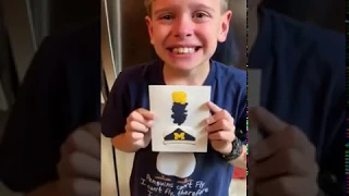 Special surprise for big Michigan Marching Band fan