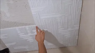 How to Apply Ceiling Coating and Stropiyer? (Making it for the First Time!)