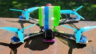 FPV Freestyle |  Flying into Trees again 🙄| One Pack + Stick-cam.