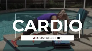 CARDIO: HIIT for Beginners, Intermediate + Advanced, Adjustable High Intensity Interval Training