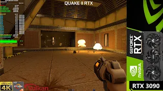 Quake II RTX 4K Vulkan Ray Tracing | RTX 3090 | Ryzen 9 5950X