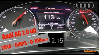 Audi A6 2.0TDI Ultra 150PS 0-100km/h