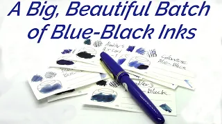 Some Blue-Black Inks / Ink Review