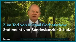 Bundeskanzler Scholz zum Tod von Michail Gorbatschow am 31.08.22