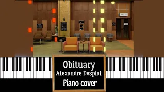 How to play Wes Anderson Trend on Piano. Obituary - Alexandre Desplat. Piano Sheet music