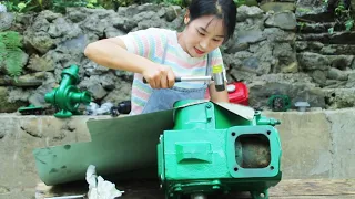 Genius beauty helps mountain villagers repair water pumps