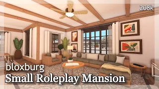 Bloxburg- Small Roleplay Mansion (full tour + interior) | Speedbuild