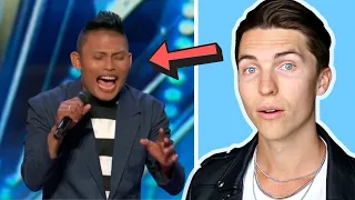 Roland Abante's EPIC America's Got Talent Audition | Vocal Coach REACTION