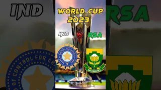 India vs South Africa ICC CRICKET WORLD 2023 #shorts #youtubeshorts #shortsfeed #icc #cricket