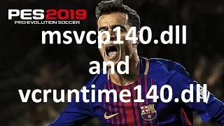 Vcruntime140.dll is missing - Pro Evolution Soccer 2019 fix