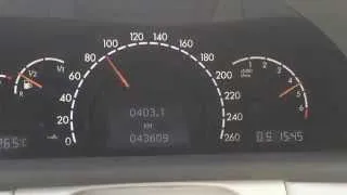 Mercedes CL 500 0~100 km/h